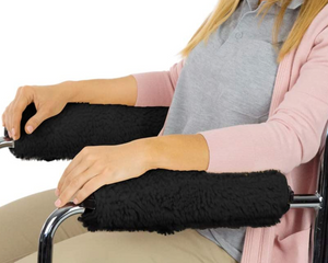 Wheelchair Arm Rest Covers (Black) - Wheelchair accessories (pair)