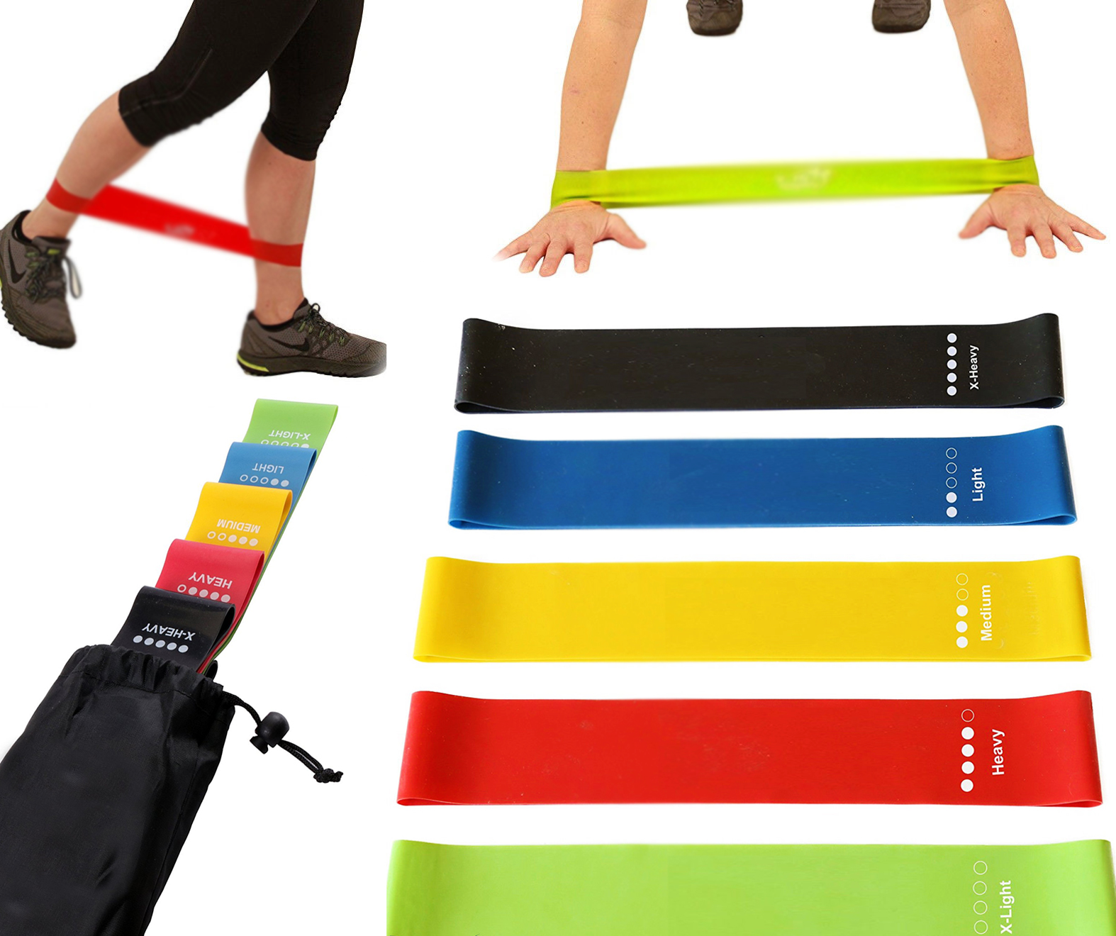 Resistance Loop Bands (5 Bands in each order) 12 x 2 1/2 – The